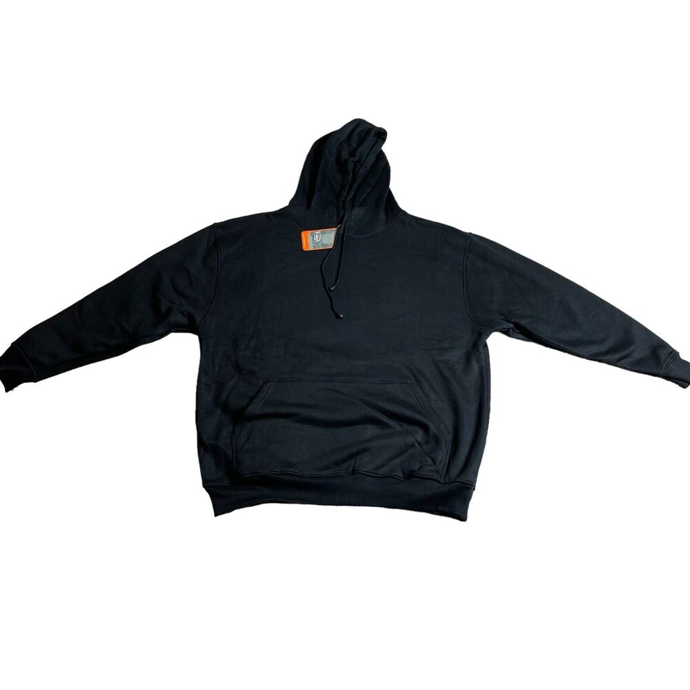 NWT VTG Bigland Empire Mens Sz 4XL Black Pullover Hoodie Sweatshirt